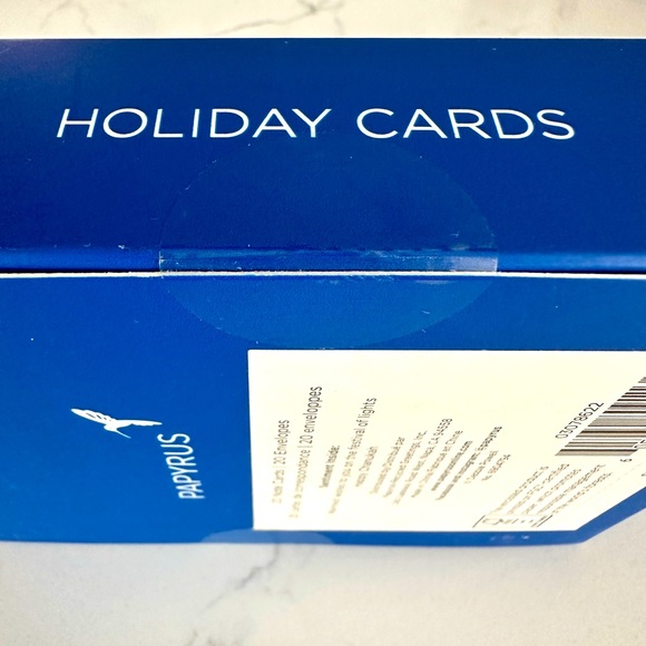 NWT Papyrus Chanukah Note Card with Envelopes Box of 20 - Picture 3 of 5